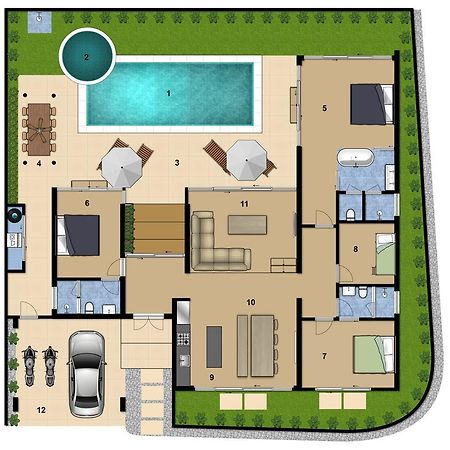 Villa Desi Bang Tao Beach  Extérieur photo