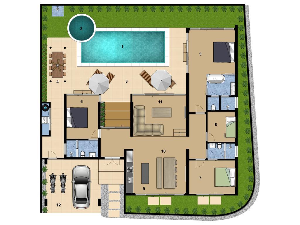 Villa Desi Bang Tao Beach  Extérieur photo